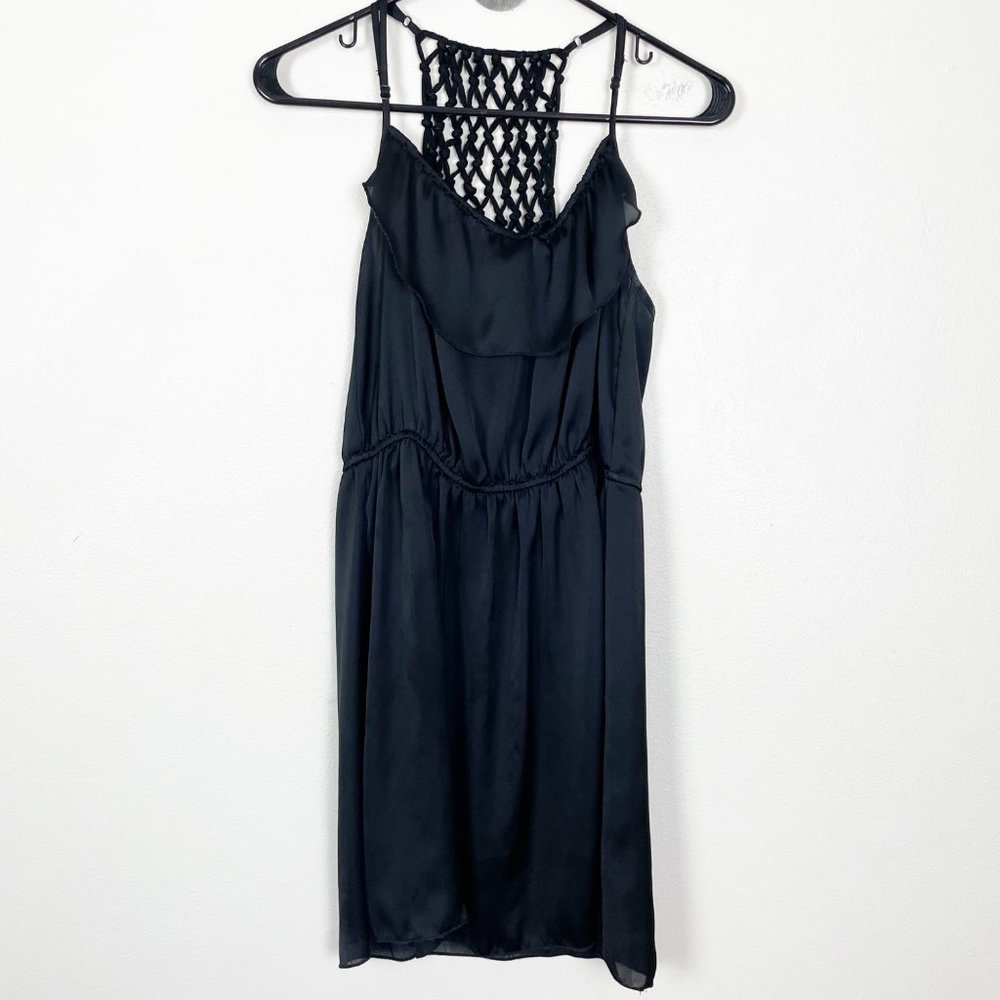 Xhilaration by Target Woman's‎ Sz M Black Summer Beach Dress Fit and Flare